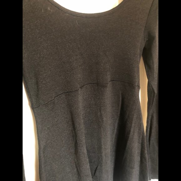 Michael Stars black long sleeve scoop neck Top - Picture 4 of 6